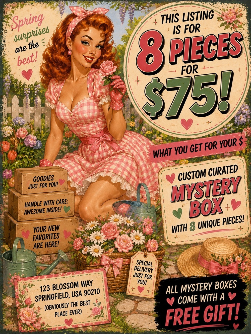 Custom Curated Mystery Box | Personal Shopper | 8 Items + Free Gift!